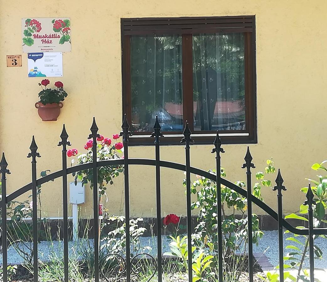 Muskatlis Haz Appartement Balatonlelle Buitenkant foto